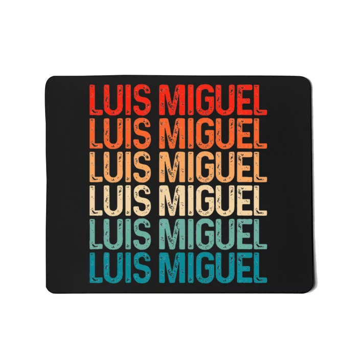 Luis Miguel Sol De Mexico Mexican Singer Retro Mousepad