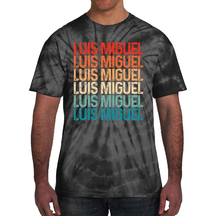 Luis Miguel Sol De Mexico Mexican Singer Retro Tie-Dye T-Shirt