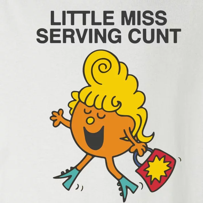 Little Miss Serving Cunt Toddler Long Sleeve Shirt