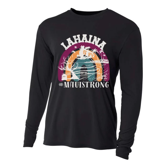 Lahaina Maui Strong Lahaina Banyan Tree Maui Hawaii Shoreline Cooling Performance Long Sleeve Crew