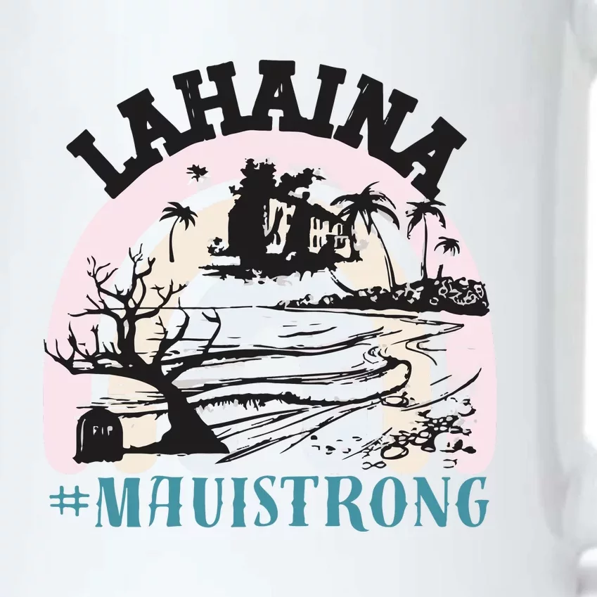 Lahaina Maui Strong Lahaina Banyan Tree Maui Hawaii Shoreline Black Color Changing Mug