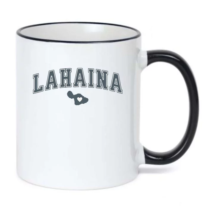 Lahaina Maui Strong Lahaina Banyan Tree Maui Hawaii Shoreline Black Color Changing Mug