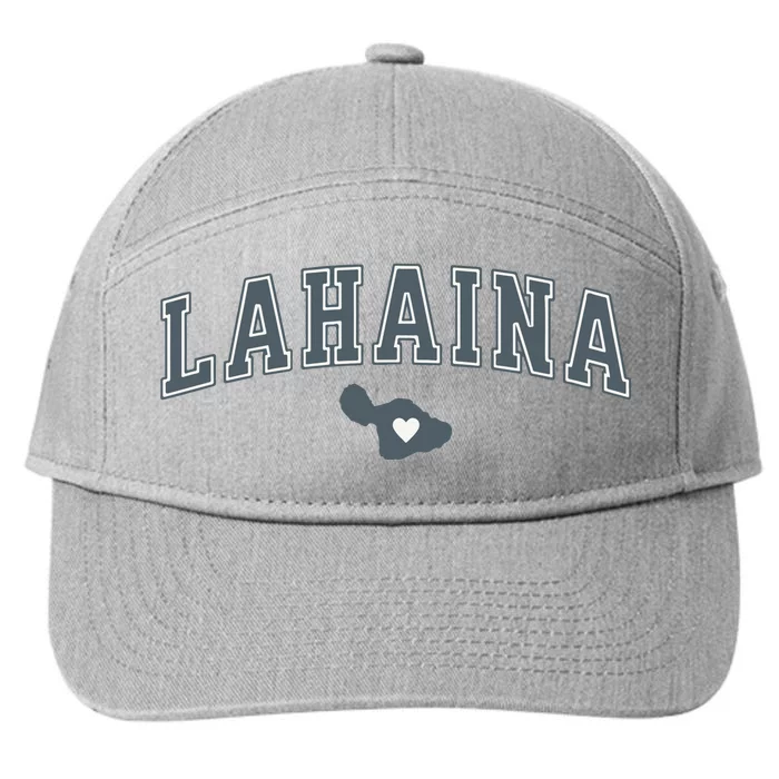 Lahaina Maui Strong Lahaina Banyan Tree Maui Hawaii Shoreline 7-Panel Snapback Hat