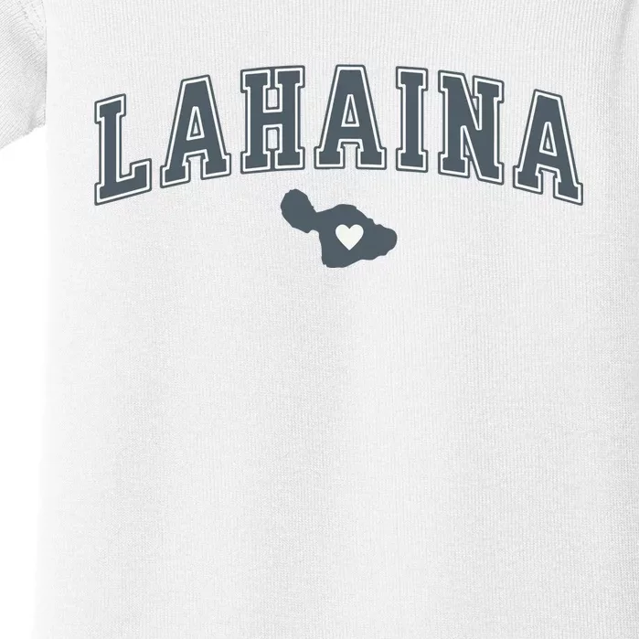 Lahaina Maui Strong Lahaina Banyan Tree Maui Hawaii Shoreline Baby Bodysuit