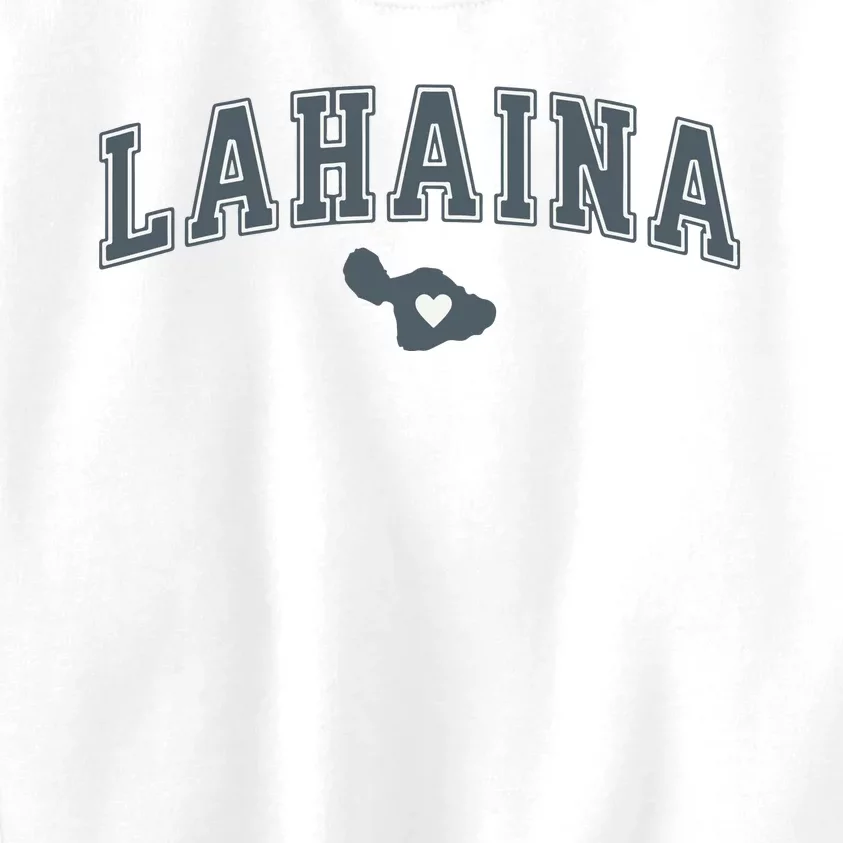 Lahaina Maui Strong Lahaina Banyan Tree Maui Hawaii Shoreline Kids Sweatshirt