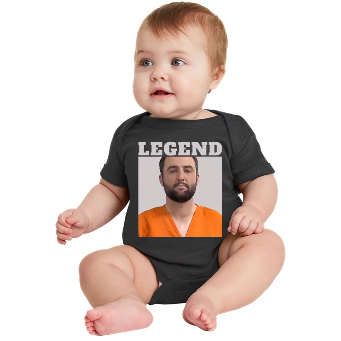 Legend Mugshot Scottie Golf Baby Bodysuit