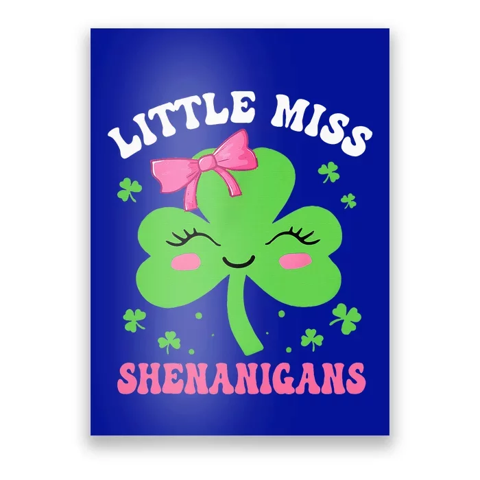 Little Miss Shenanigans St Patricks Day Poster