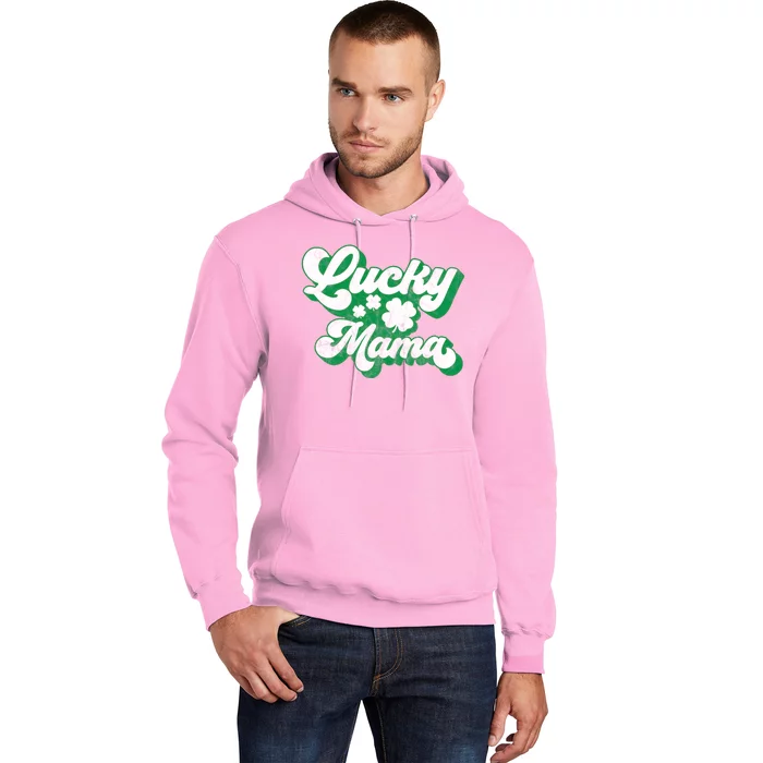 Lucky Mama St Patricks Day Gift Vintage Hoodie