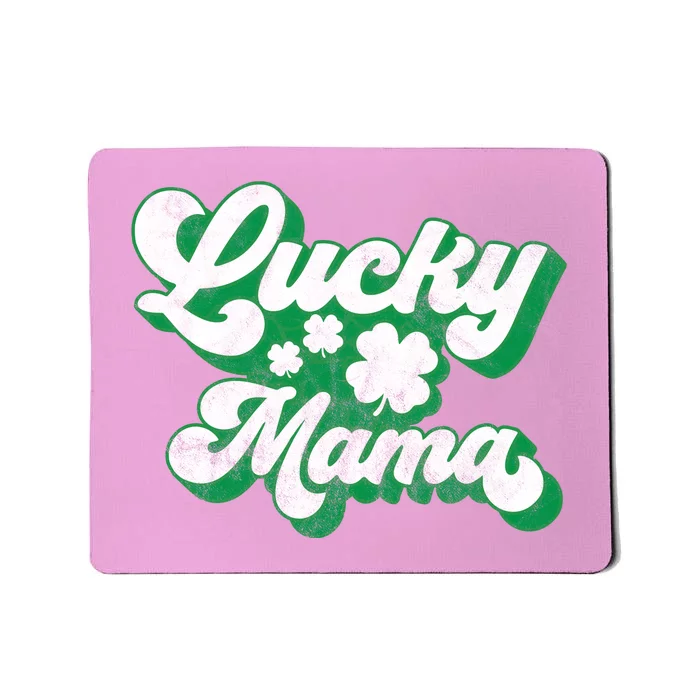 Lucky Mama St Patricks Day Gift Vintage Mousepad