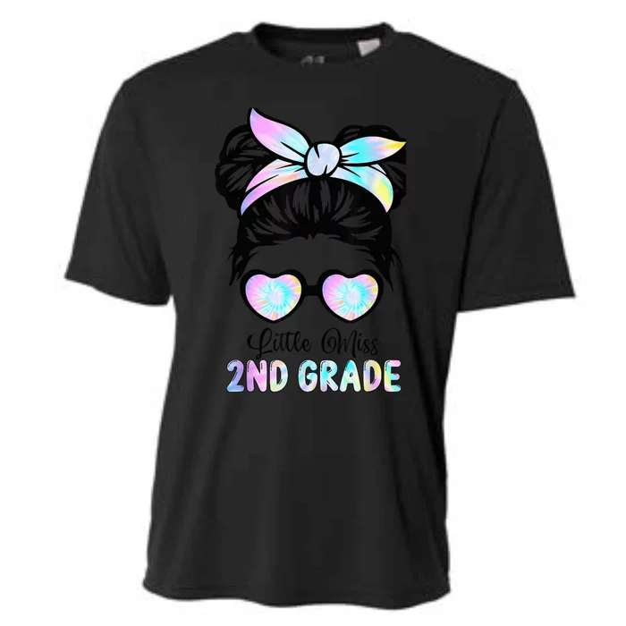 Little Miss Second Grade Girl Back To School Shirt 2nd Grade Cooling Performance Crew T-Shirt