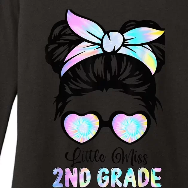 Little Miss Second Grade Girl Back To School Shirt 2nd Grade Womens CVC Long Sleeve Shirt