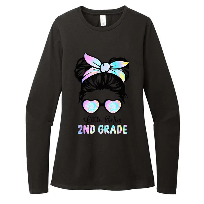 Little Miss Second Grade Girl Back To School Shirt 2nd Grade Womens CVC Long Sleeve Shirt