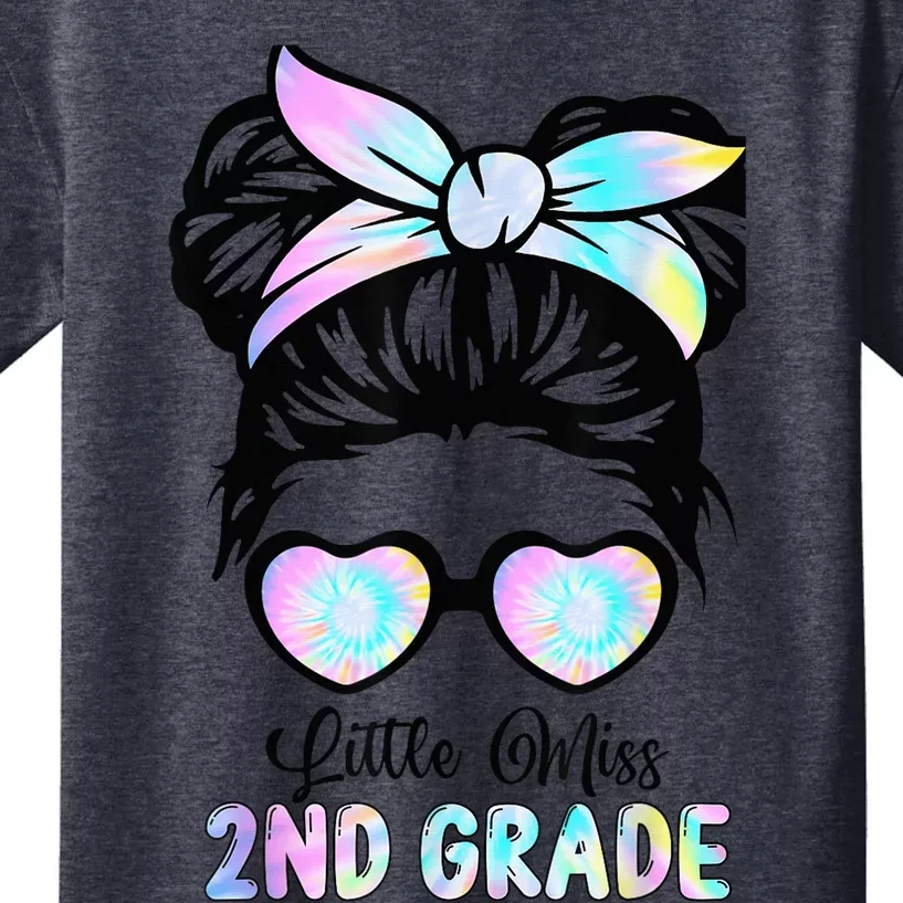 Little Miss Second Grade Girl Back To School Shirt 2nd Grade Kids T-Shirt