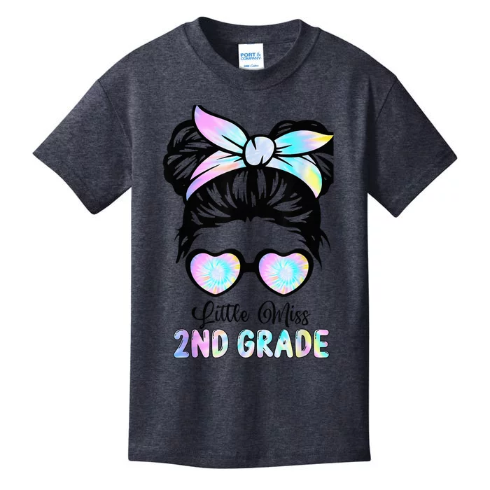 Little Miss Second Grade Girl Back To School Shirt 2nd Grade Kids T-Shirt