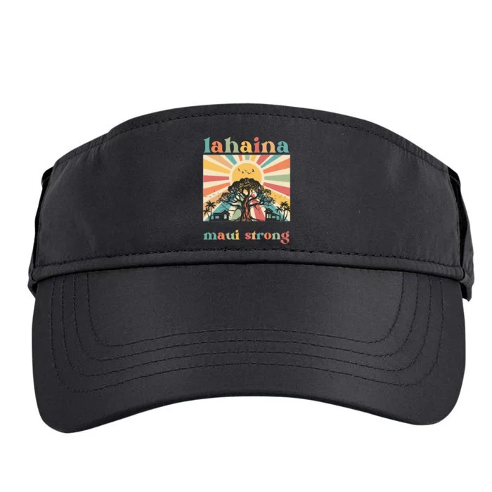 Lahaina Maui Strong Fundraiser Maui Fire Adult Drive Performance Visor