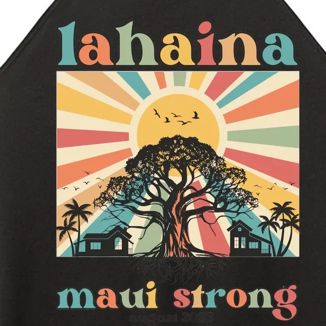 Lahaina Maui Strong Fundraiser Maui Fire Women’s Perfect Tri Rocker Tank