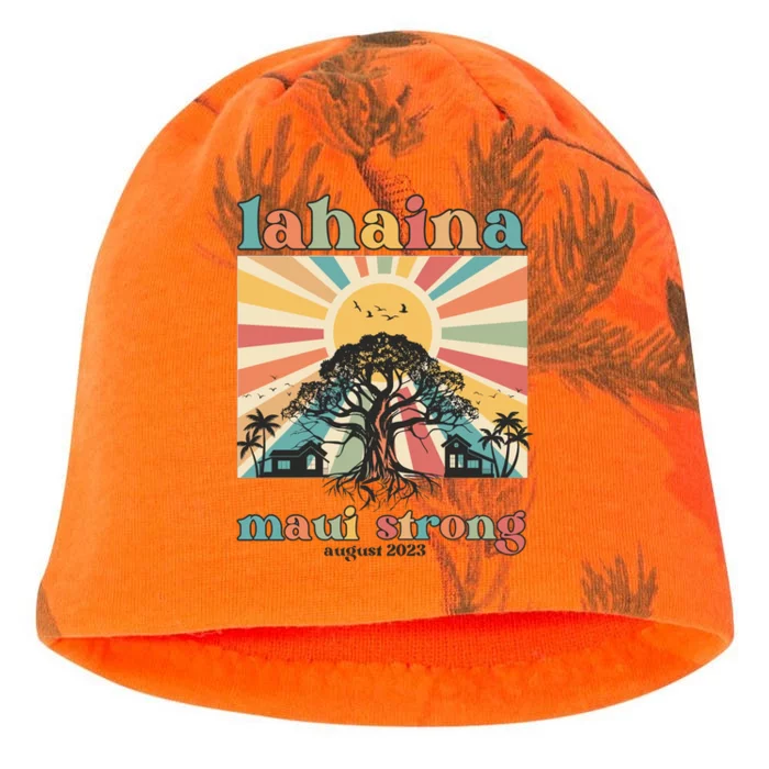 Lahaina Maui Strong Fundraiser Maui Fire Kati - Camo Knit Beanie