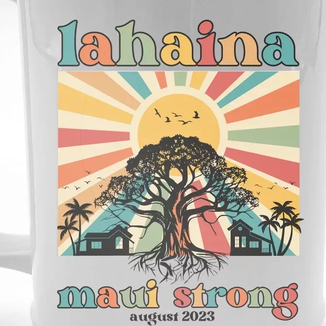 Lahaina Maui Strong Fundraiser Maui Fire Front & Back Beer Stein