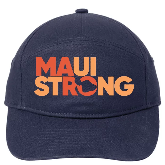 Lahaina Maui Strong Fundraiser Maui Fire 7-Panel Snapback Hat