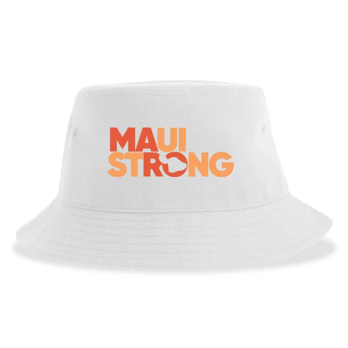 Lahaina Maui Strong Fundraiser Maui Fire Sustainable Bucket Hat