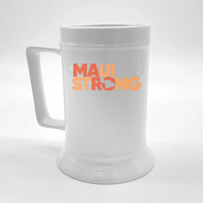 Lahaina Maui Strong Fundraiser Maui Fire Front & Back Beer Stein