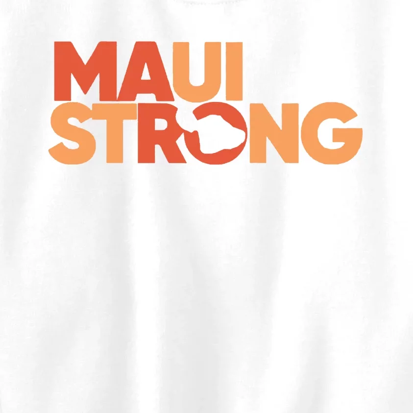 Lahaina Maui Strong Fundraiser Maui Fire Kids Sweatshirt