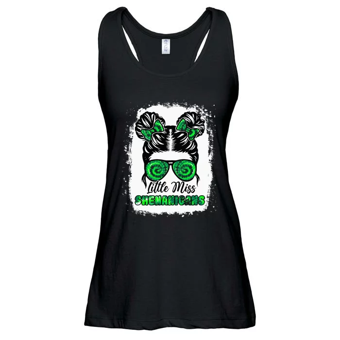 Little Miss Shenanigans St Patricks Day Ladies Essential Flowy Tank