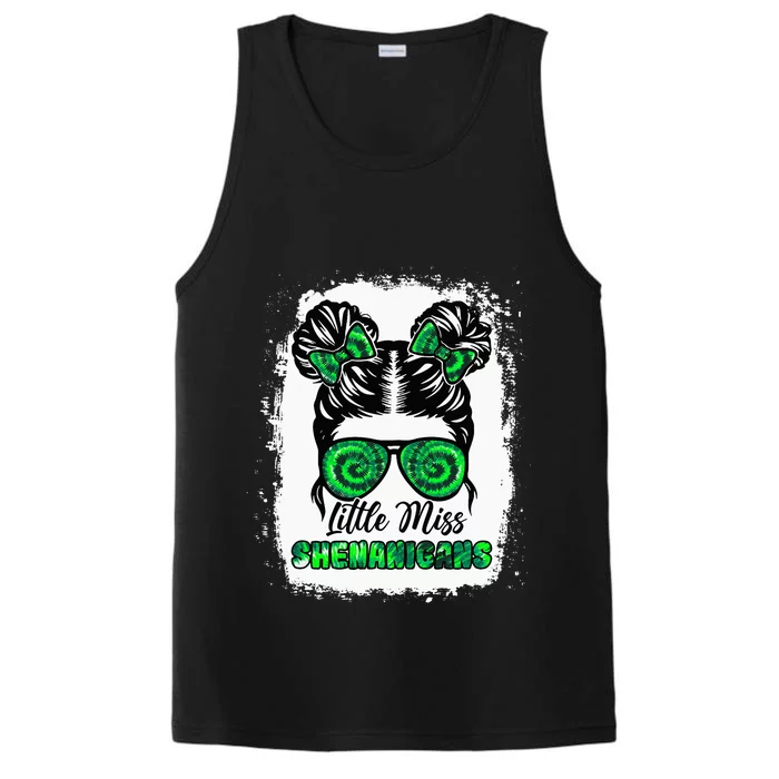 Little Miss Shenanigans St Patricks Day Performance Tank