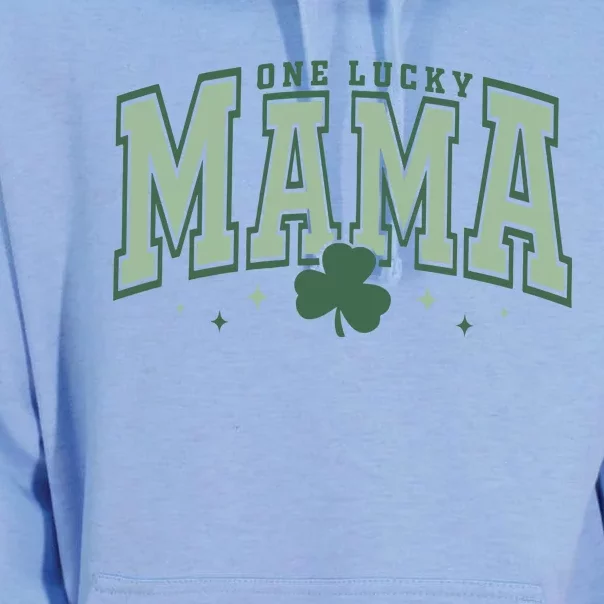 Lucky Mama St Patricks Day Unisex Surf Hoodie