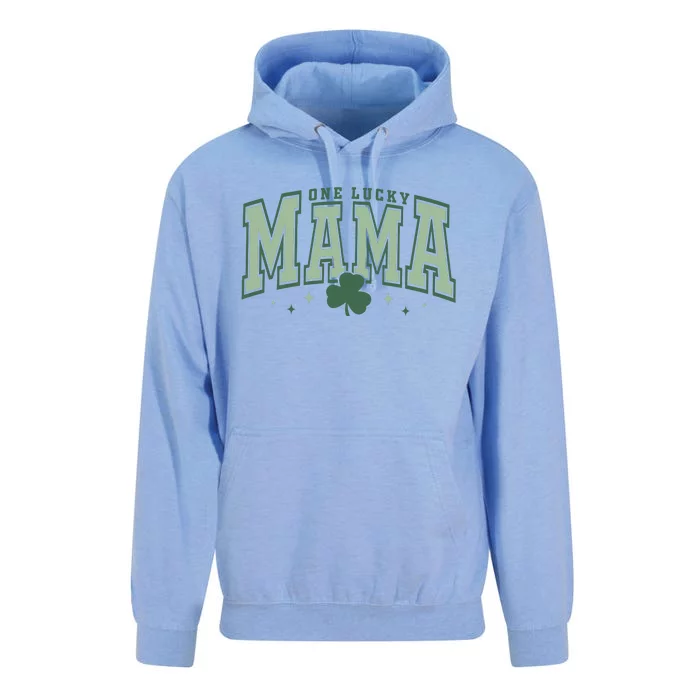 Lucky Mama St Patricks Day Unisex Surf Hoodie