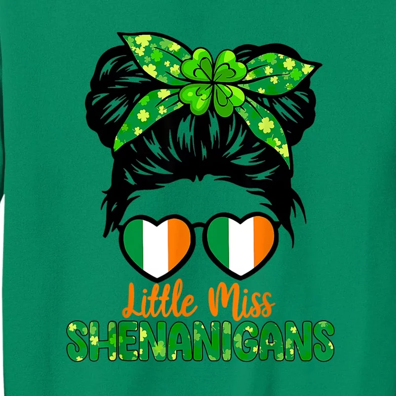 Little Miss Shenanigans St Patricks Day Sweatshirt