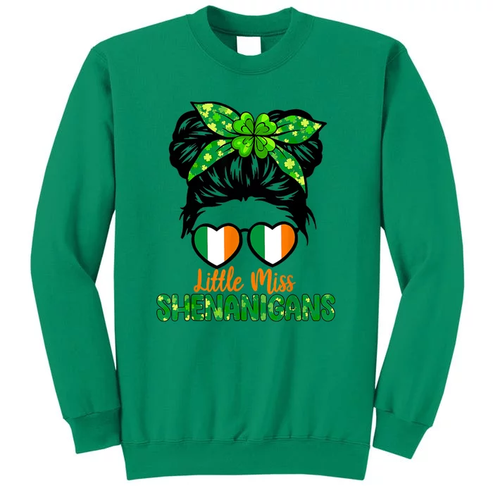 Little Miss Shenanigans St Patricks Day Sweatshirt