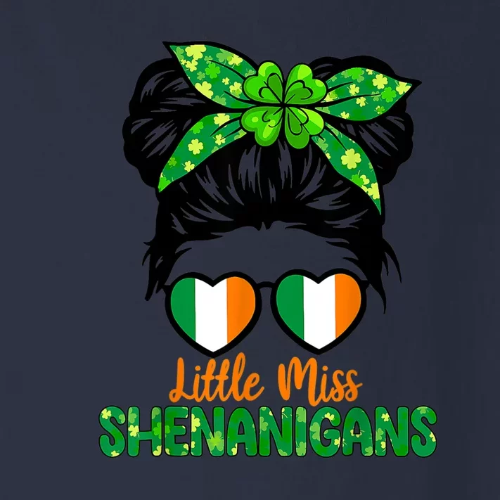 Little Miss Shenanigans St Patricks Day Toddler Long Sleeve Shirt