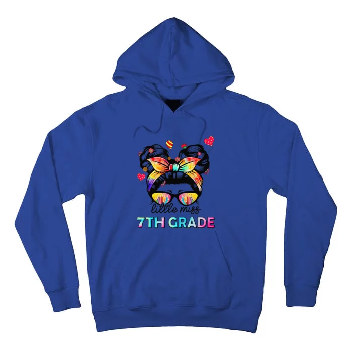 Little Miss Seventh Grade Back To School 7th Grade Girl Gift Tall Hoodie