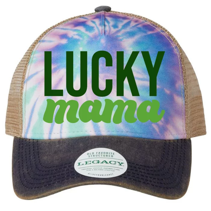 Lucky Mama St Patricks Day Legacy Tie Dye Trucker Hat