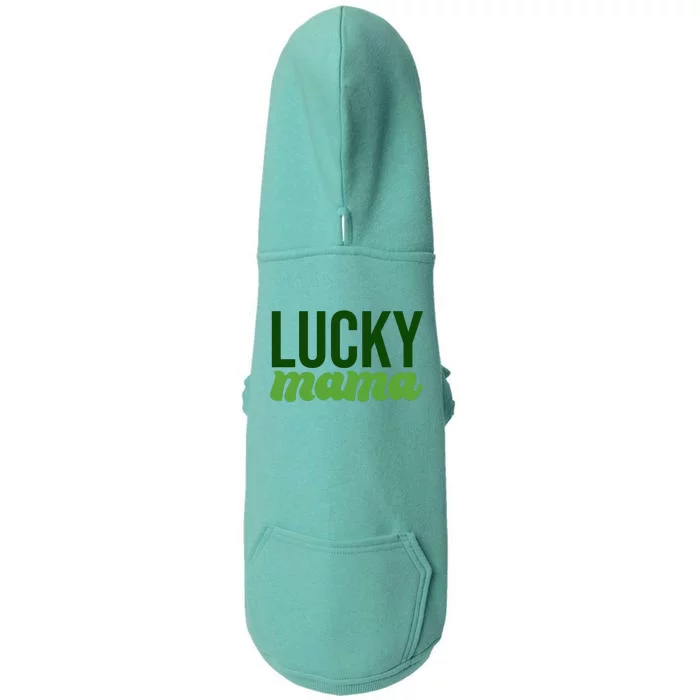 Lucky Mama St Patricks Day Doggie 3-End Fleece Hoodie