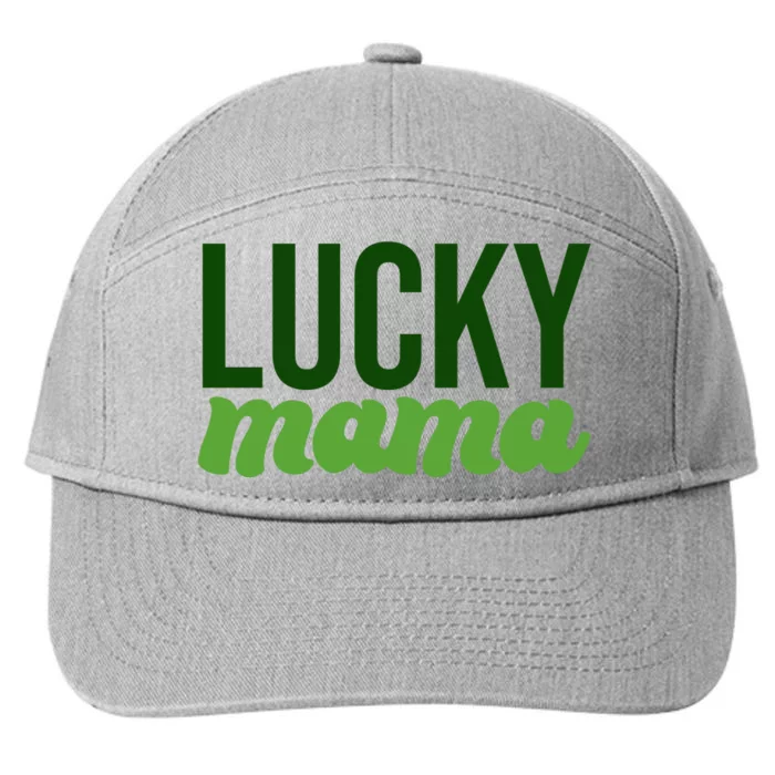 Lucky Mama St Patricks Day 7-Panel Snapback Hat