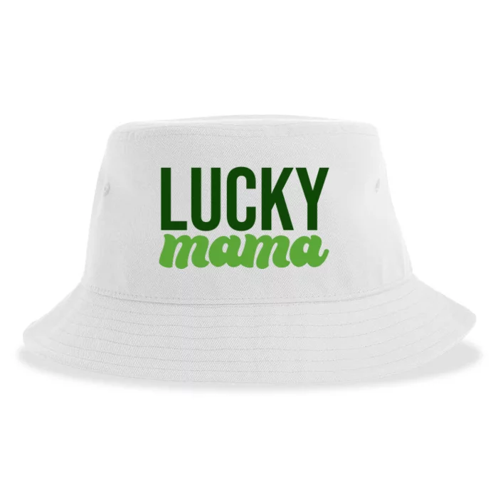 Lucky Mama St Patricks Day Sustainable Bucket Hat