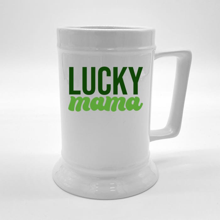 Lucky Mama St Patricks Day Front & Back Beer Stein