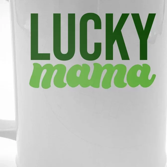 Lucky Mama St Patricks Day Front & Back Beer Stein