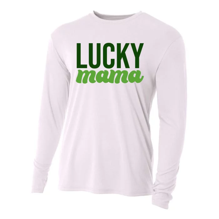 Lucky Mama St Patricks Day Cooling Performance Long Sleeve Crew