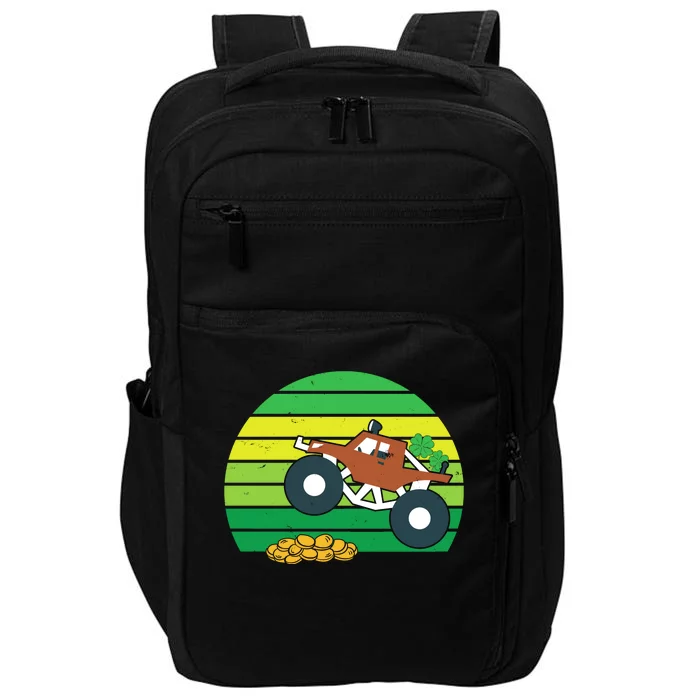 Lucky Monster Truck St Patrick's Day Impact Tech Backpack