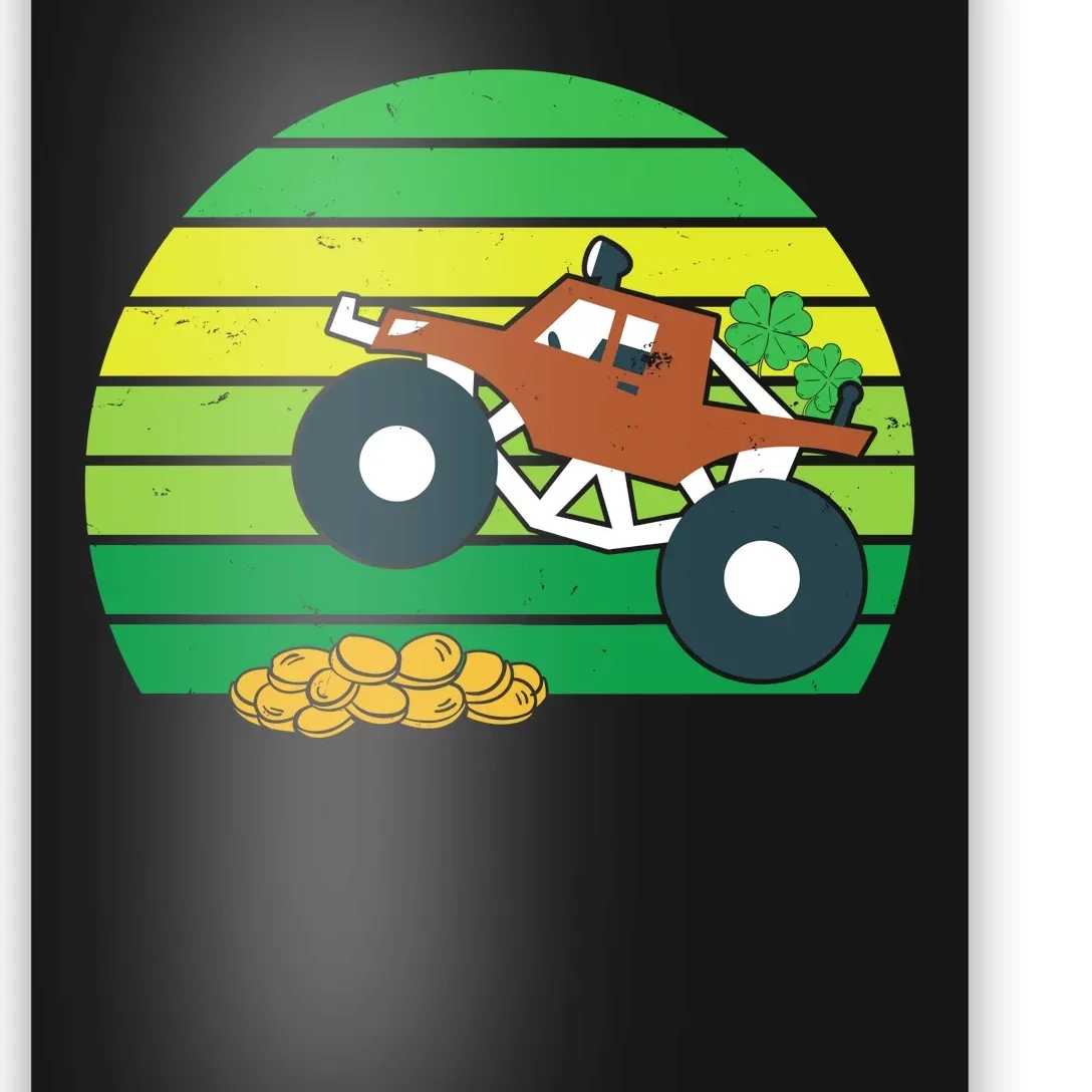 Lucky Monster Truck St Patrick's Day Poster