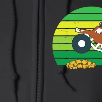 Lucky Monster Truck St Patrick's Day Full Zip Hoodie