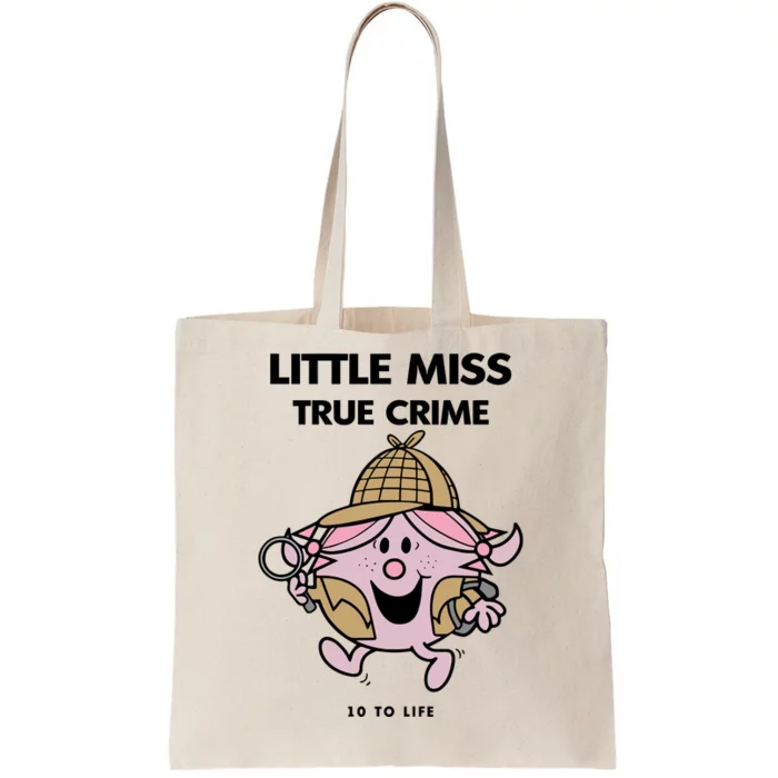 Little Miss True Crime Pigment Tote Bag