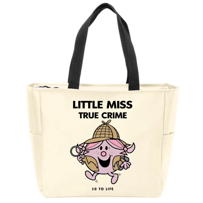 Little Miss True Crime Pigment Zip Tote Bag