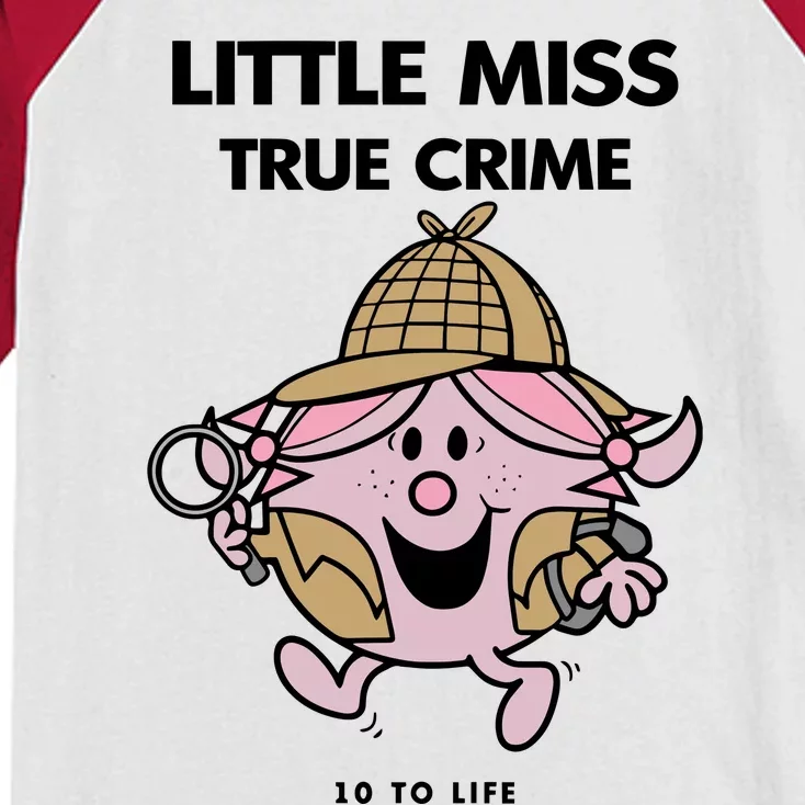 Little Miss True Crime Pigment Kids Colorblock Raglan Jersey