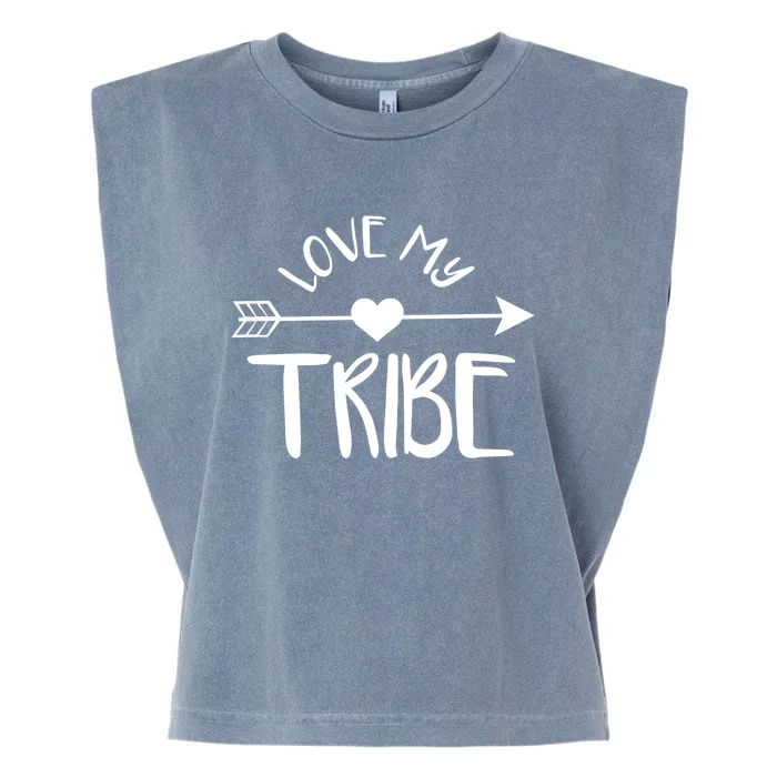 Love My Tribe Mom Bride Team Reunion Gift Garment-Dyed Women's Muscle Tee