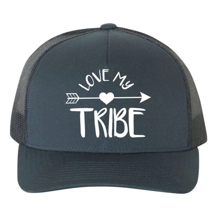 Love My Tribe Mom Bride Team Reunion Gift Yupoong Adult 5-Panel Trucker Hat