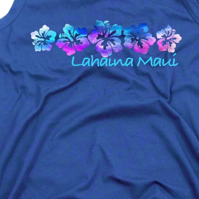 Lahaina Maui Tropical Flower Great Giftgiftvacation Beach Gift Tank Top